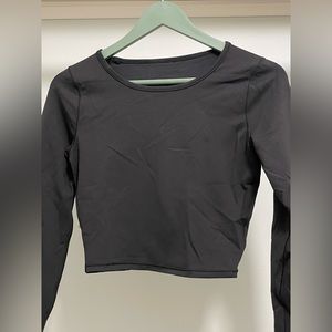 Lululemon Align Cropped Long-sleeve Top